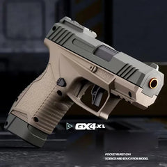 Pocket burst GX4 XL model gun on a dark background with 'GX4XL' branding.