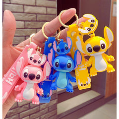 Lilo and Stitch Scrump PVC keychain pendant – cute cartoon anime design