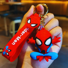 Cartoon Spider Man Keychain Superhero Doll Pendant for Bags and Cars – Toytto
