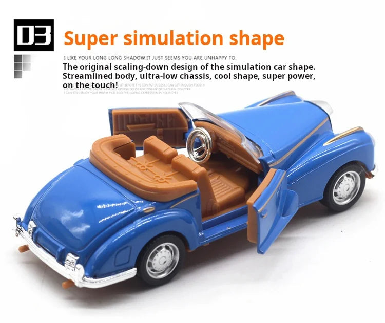 Educational classic car toy model