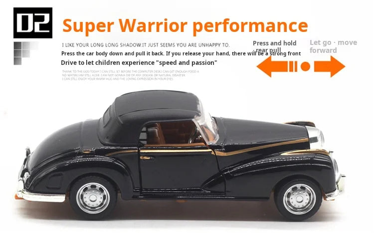 Classic pull back car toy for kids