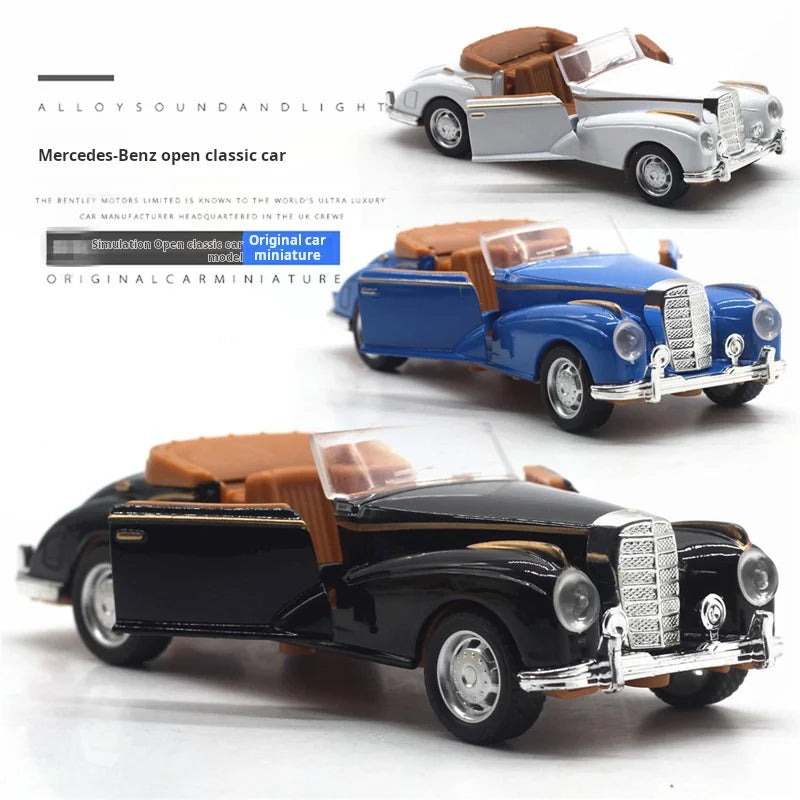 Front view classic alloy toy car