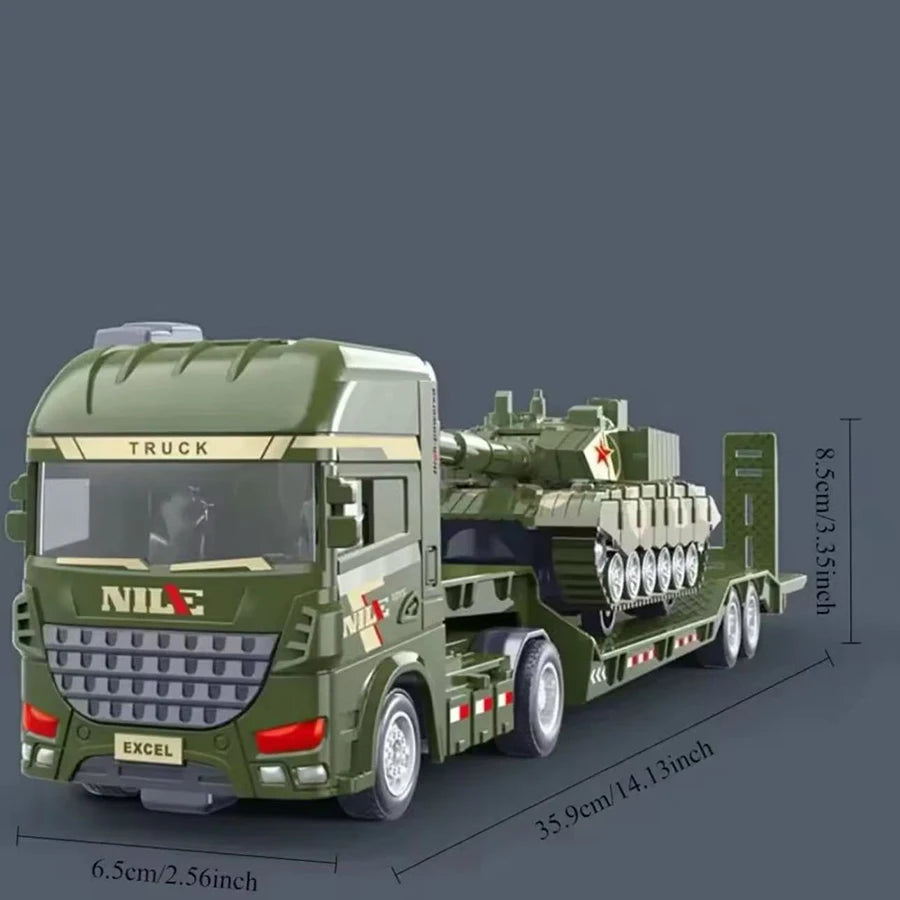 Excavator carrier transport truck toy