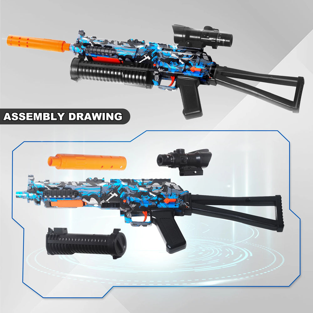 Gel Ball Gun with Big Drum Magazine