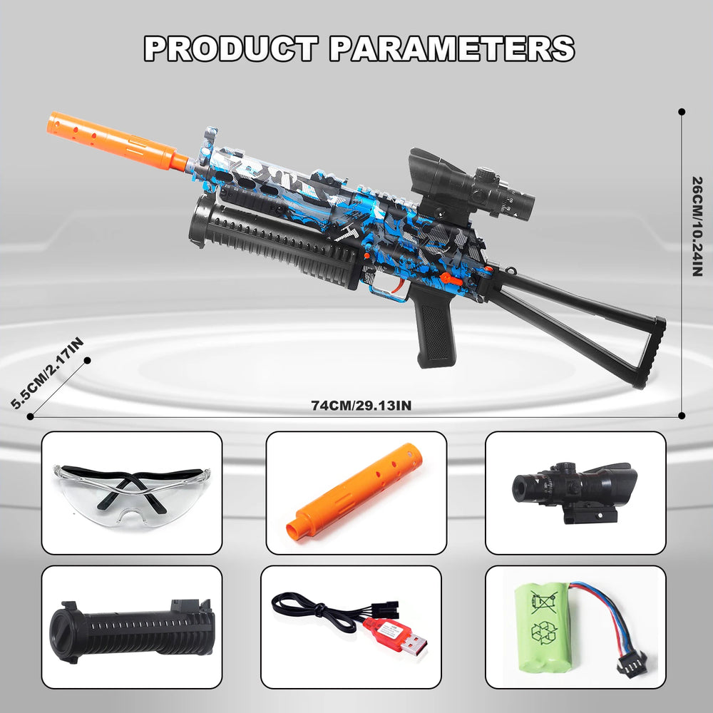 Electric Gel Gun with Auto Burst Mode