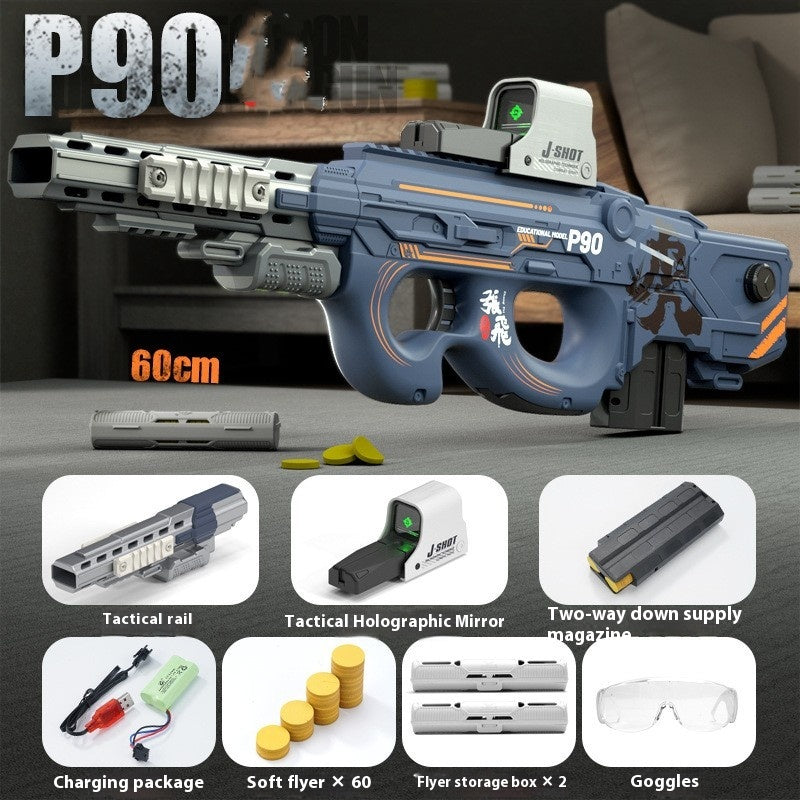 P90 Electric soft bullet blaster gun for kids and outdoor play – Toytto
