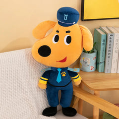 Sheriff Labrador plush toy front view