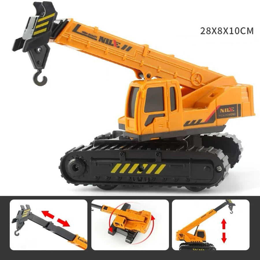 Push and go excavator truck toy