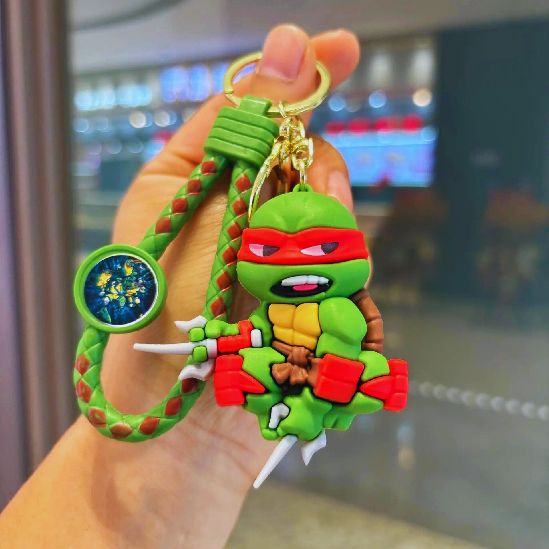 TMNT keyring accessory for car and backpack
