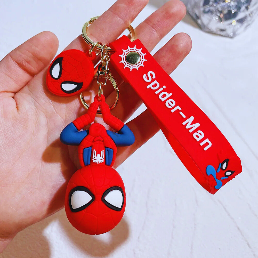 Superhero Cartoon Keychain Collection Featuring Spider Man Doll – Toytto
