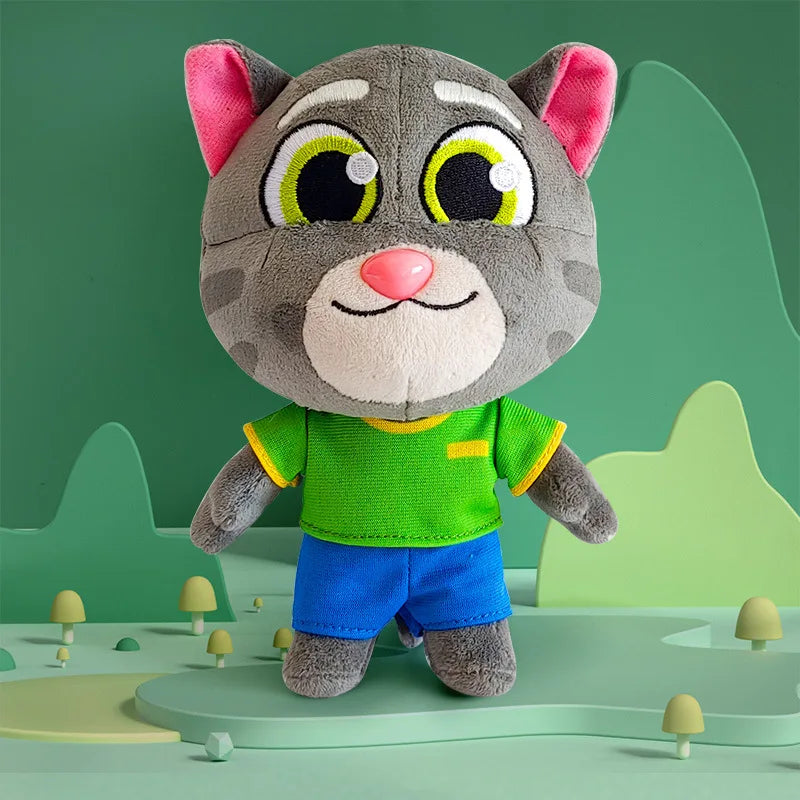 Talking Tom plush doll with changeable clothes
