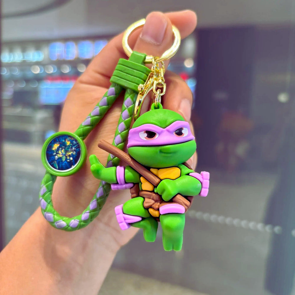 Donatello turtle doll keychain ornament for bag